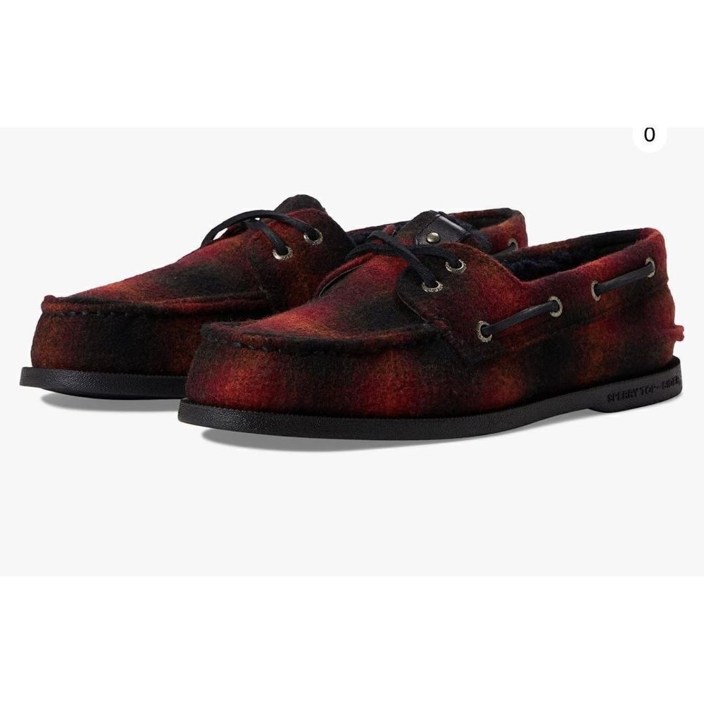 Sperry Boat Shoes A/O Seacycled Shearling Wool Mens Size 9.5 New